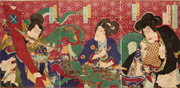 Kijutsu soroi sannin dōji (A Gathering of Three Young Magicians)